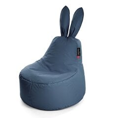 Кресло-мешок Qubo™ Baby Rabbit, Slate гобелен, темно синее цена и информация | Детские диваны, кресла | 220.lv