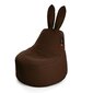 Bērnu sēžammaiss Qubo™ Baby Rabbit, gobelēns, tumši brūns цена и информация | Sēžammaisi, klubkrēsli, pufi bērniem | 220.lv