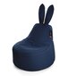 Bērnu sēžammaiss Qubo™ Baby Rabbit, gobelēns, tumši zils cena un informācija | Sēžammaisi, klubkrēsli, pufi bērniem | 220.lv