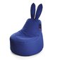 Bērnu sēžammaiss Qubo™ Baby Rabbit Blueberry, gobelēns, tumši zils цена и информация | Sēžammaisi, klubkrēsli, pufi bērniem | 220.lv