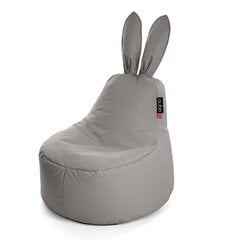Кресло-мешок Qubo™ Baby Rabbit, гобелен, светло серое цена и информация | Детские диваны, кресла | 220.lv