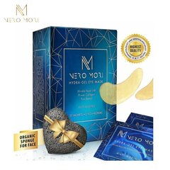 Nero Mori Гидрогелевые Восстанавливающие патчи для Опухлых глаз / Морщин (12pcs) Золотой цена и информация | Маски для лица, патчи для глаз | 220.lv