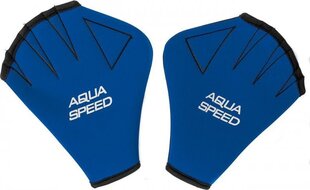 Peldcimdi Aqua Speed Neopren, zilas cena un informācija | Pleznas peldēšanai | 220.lv