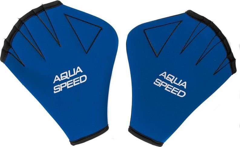 Peldcimdi Aqua Speed Neopren, zilas цена и информация | Pleznas peldēšanai | 220.lv