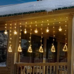 Рождественская гирлянда, 138 LED цена и информация | Гирлянды | 220.lv