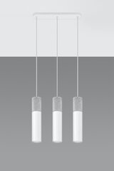 Sollux piekaramā lampa Borgio 3 White cena un informācija | Piekaramās lampas | 220.lv
