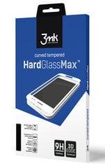 LCD aizsargstikls 3MK Hard Glass Max Finger Print Samsung G973 S10 melns cena un informācija | Ekrāna aizsargstikli | 220.lv