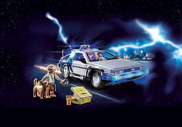 70317 PLAYMOBIL® Back to the future DeLorean cena un informācija | Konstruktori | 220.lv