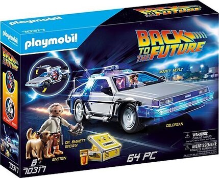 70317 PLAYMOBIL® Back to the future DeLorean цена и информация | Конструкторы и кубики | 220.lv