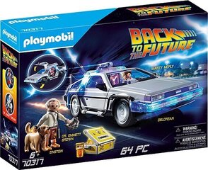 70317 PLAYMOBIL® Back to the future DeLorean cena un informācija | Konstruktori | 220.lv