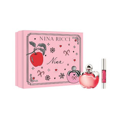 Набор Nina Ricci Nina:  EDT, 50 мл + помада, 2,5 г цена и информация | Женские духи Lovely Me, 50 мл | 220.lv