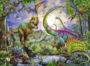 Puzle Ravensburger Dinozauri, 200 d. cena un informācija | Puzles, 3D puzles | 220.lv