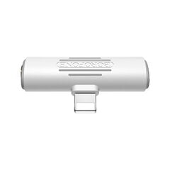 Адаптер Borofone BV6 from Lightning to 2X Lightning, белый цена и информация | Адаптеры и USB разветвители | 220.lv