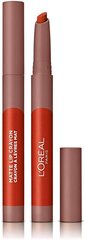 Губная помада L'Oreal Paris Infaillible Matte Crayon 2.5 г, 106 Mon Cinnamon цена и информация | Помады, бальзамы, блеск для губ | 220.lv