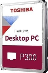 HDD TOSHIBA P300 4TB 3,5" HDWD240UZSVA SATA BULK cena un informācija | Iekšējie cietie diski (HDD, SSD, Hybrid) | 220.lv