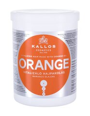 Маска для волос Kallos Cosmetics Orange, 1000 мл цена и информация | Средства для укрепления волос | 220.lv