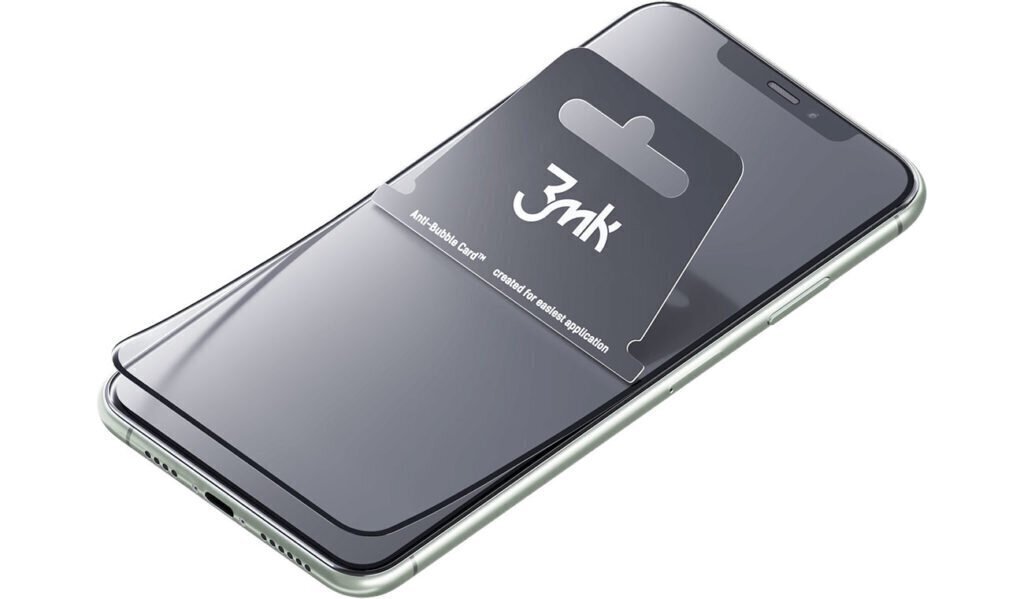 LCD aizsargstikls 3MK Neo Glass Apple iPhone XR/11 melns cena un informācija | Ekrāna aizsargstikli | 220.lv