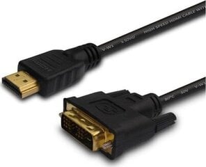 SavioCL10, HDMI/DVI-D, 1.5 м цена и информация | Кабели и провода | 220.lv