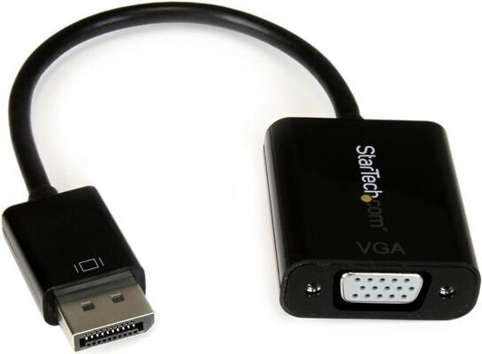 StarTech, DP2VGA3 DisplayPort - D-Sub (VGA), 0.1 m цена и информация | Kabeļi un vadi | 220.lv