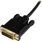 Mini DisplayPort uz DVI Adapters Startech MDP2DVIMM6BS Melns 1,9 m cena un informācija | Kabeļi un vadi | 220.lv