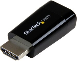 HDMI-адаптер Startech HD2VGAMICRO          Чёрный цена и информация | Адаптеры и USB разветвители | 220.lv