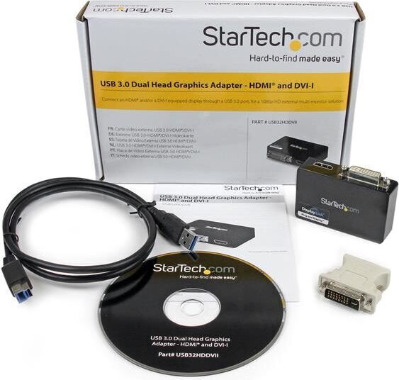 StarTech USB32HDDVII cena un informācija | Adapteri un USB centrmezgli | 220.lv