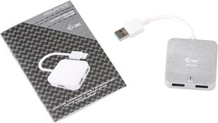 USB Centrmezgls i-Tec U3HUBMETAL402 cena un informācija | Adapteri un USB centrmezgli | 220.lv