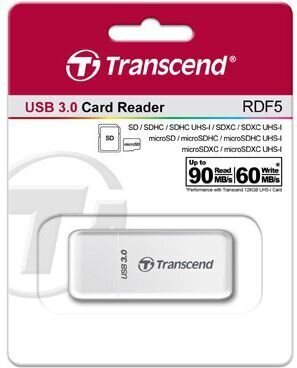 Transcend TS-RDF5W цена и информация | Adapteri un USB centrmezgli | 220.lv