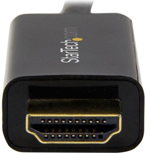 Mini Display Porta uz HDMI Adapteris Startech MDP2HDMM2MB 4K Ultra HD (2 m) cena un informācija | Kabeļi un vadi | 220.lv