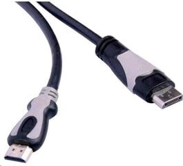 PremiumCord HDMI/DP, 1 м цена и информация | Кабели и провода | 220.lv