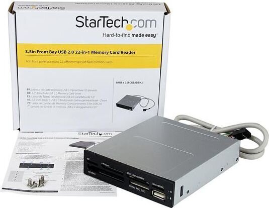 StarTech 35FCREADBK3 цена и информация | Adapteri un USB centrmezgli | 220.lv