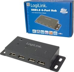 LogiLink UA0141A цена и информация | Адаптеры и USB разветвители | 220.lv