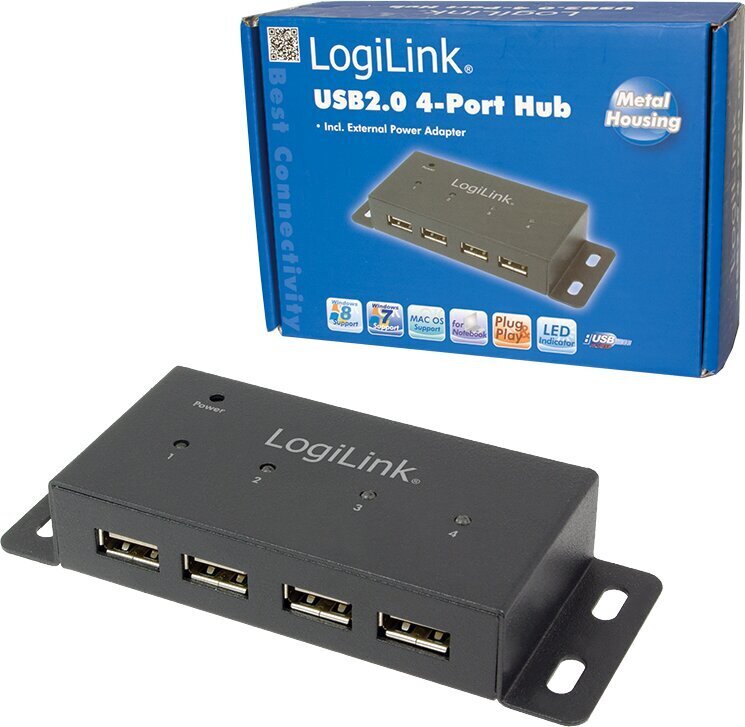 LogiLink UA0141A цена и информация | Adapteri un USB centrmezgli | 220.lv