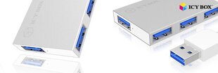 Icy Box IB-HUB1402 цена и информация | Адаптеры и USB разветвители | 220.lv