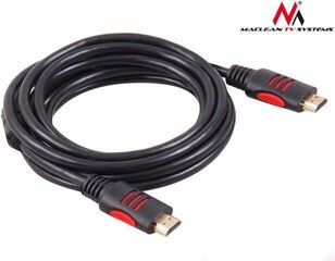 Кабель HDMI Maclean MCTV-813, 3 м цена и информация | Кабели и провода | 220.lv