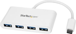 USB Centrmezgls Startech HB30C4ABW cena un informācija | Adapteri un USB centrmezgli | 220.lv