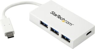 USB Centrmezgls Startech HB30C3A1CFBW cena un informācija | Adapteri un USB centrmezgli | 220.lv