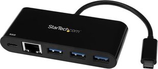 USB Centrmezgls Startech HB30C3AGEPD cena un informācija | Adapteri un USB centrmezgli | 220.lv