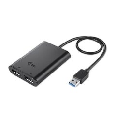 Адаптер USB C—HDMI i-Tec U3DUAL4KDP цена и информация | Адаптеры и USB разветвители | 220.lv