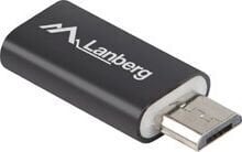 USB 2.0 A uz Micro USB B Kabelis Lanberg AD-UC-UM-01 cena un informācija | Adapteri un USB centrmezgli | 220.lv