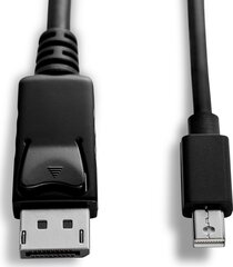 V7 V7MDP2DP-6FT-BLK-1E, DisplayPort цена и информация | Кабели и провода | 220.lv