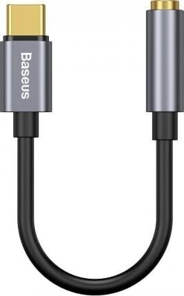 Baseus L54 Audio Adapter USB-C + mini jack 3,5mm (Black+Gray) cena un informācija | Adapteri un USB centrmezgli | 220.lv