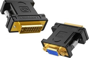 Адаптер Ugreen UGR305BLK, DVI - VGA, черный цена и информация | Адаптеры и USB разветвители | 220.lv