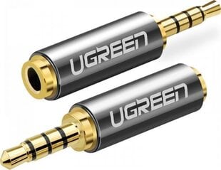 Аудиоадаптер Ugreen 20501 2,5 мм на 3,5 мм, серый цена и информация | Адаптеры и USB разветвители | 220.lv