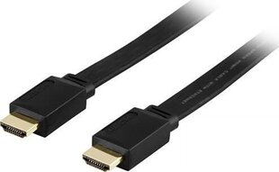 Deltaco, HDMI-1005F, HDMI, 50 cm цена и информация | Кабели и провода | 220.lv