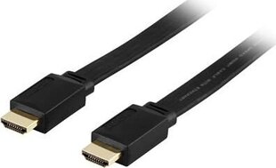 Deltaco HDMI-1030F, HDMI, 3 m цена и информация | Кабели и провода | 220.lv