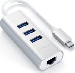 Adapteris USB-C + Gigabit Ethernet, Satechi cena un informācija | Adapteri un USB centrmezgli | 220.lv