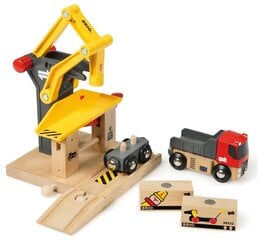 Грузовая станция Brio Railway, 33280 цена и информация | Конструктор автомобилей игрушки для мальчиков | 220.lv