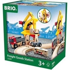 Kravas stacija Brio Railway, 33280 cena un informācija | Rotaļlietas zēniem | 220.lv