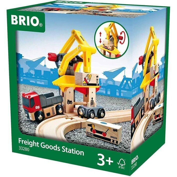 Kravas stacija Brio Railway, 33280 цена и информация | Rotaļlietas zēniem | 220.lv